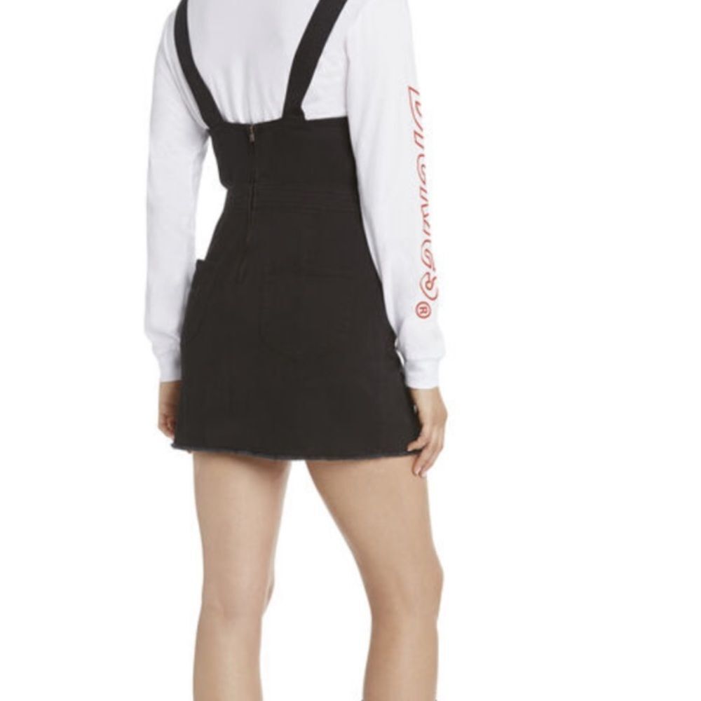 Dickies Juniors Black Mini Overall Dress Size S